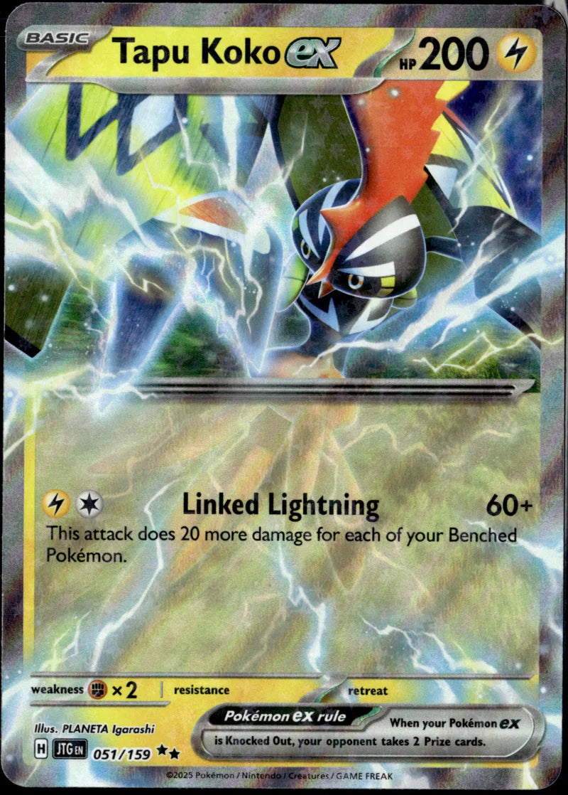 Tapu Koko ex 051 Journey Together Englisch Near Mint Pokémon Karte