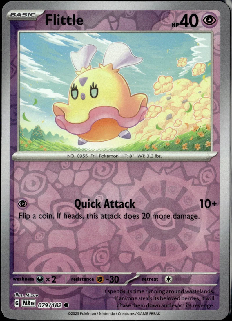 Flittle 079 Paradox Rift Englisch Near Mint Pokémon Karte
