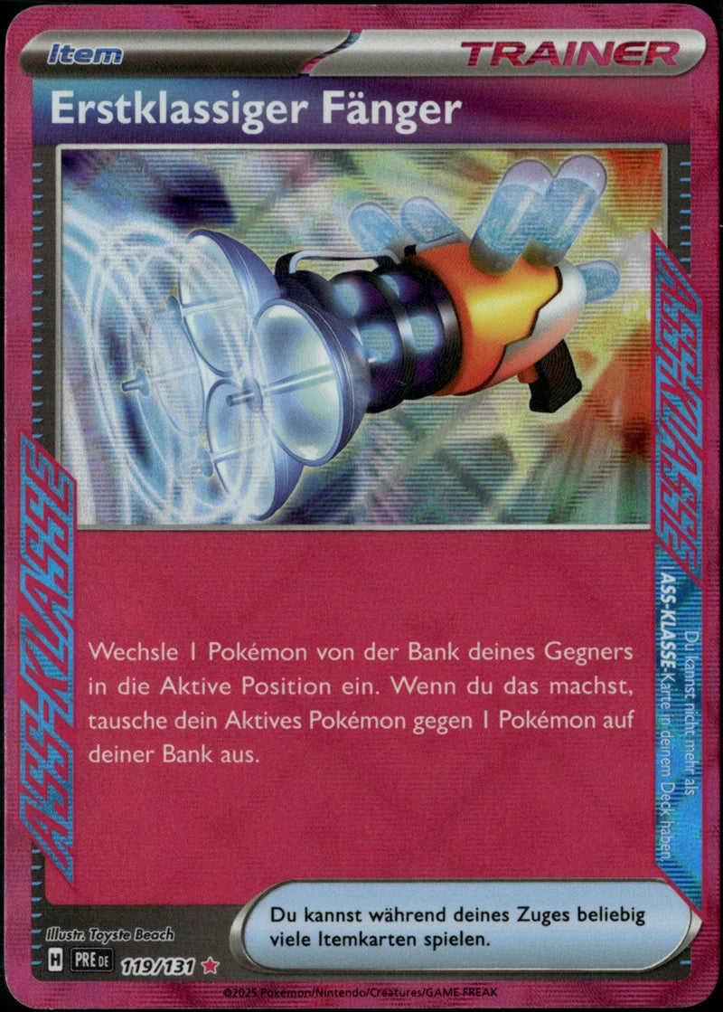Erstklassiger Fänger 119 Prismatische Entwicklungen Deutsch Near Mint Pokémon Karte