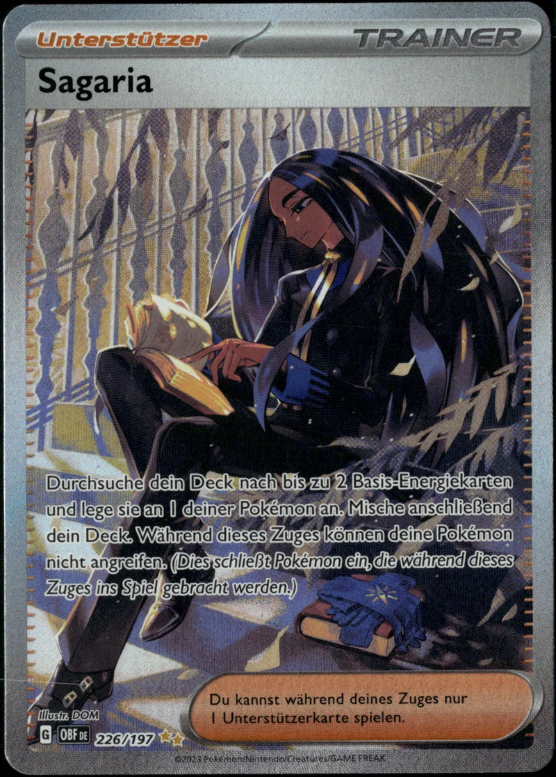 Sagaria 226 Obsidian Flammen Deutsch Near Mint Pokémon Karte