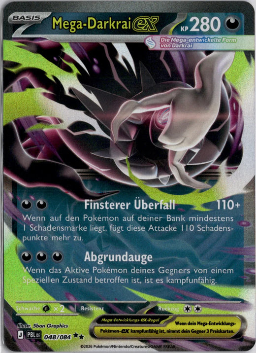 Mega-Darkrai-ex | Dunkelnacht · 048
