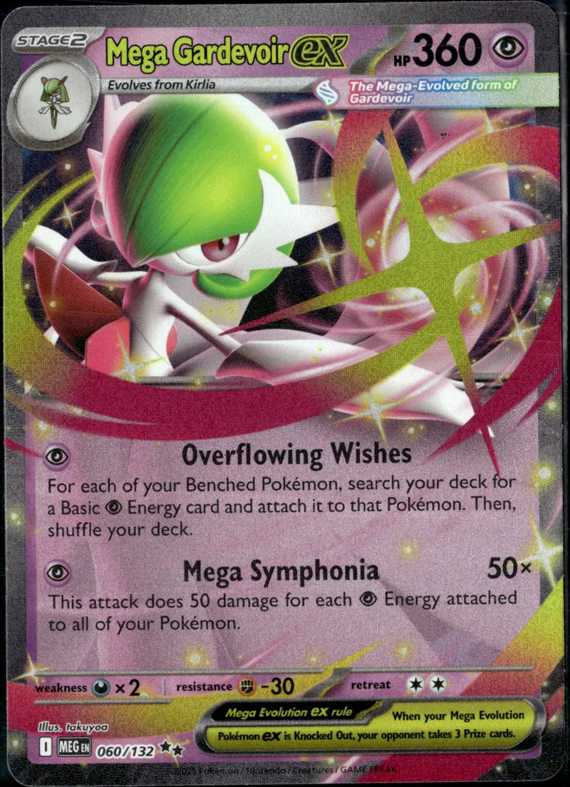 Mega Gardevoir ex 060 Mega Evolution Englisch Near Mint Pokémon Karte