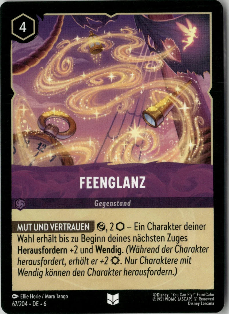 Feenglanz 67 Azurblaues Meer Deutsch Near Mint Disney Lorcana Karte