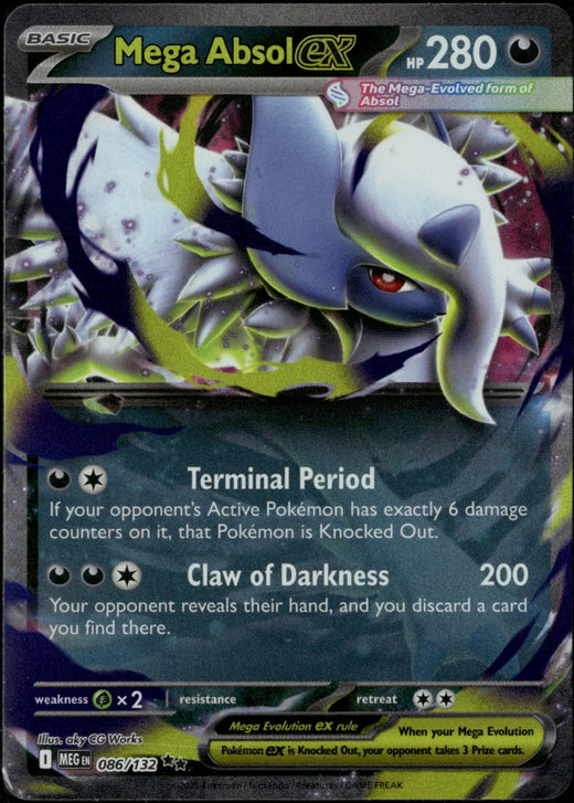 Mega Absol ex | Mega Evolution · 086