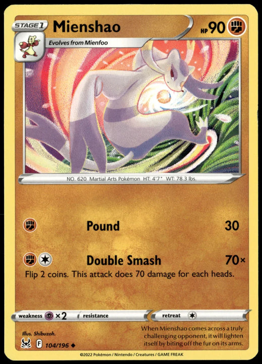 Mienshao | Lost Origin · 104