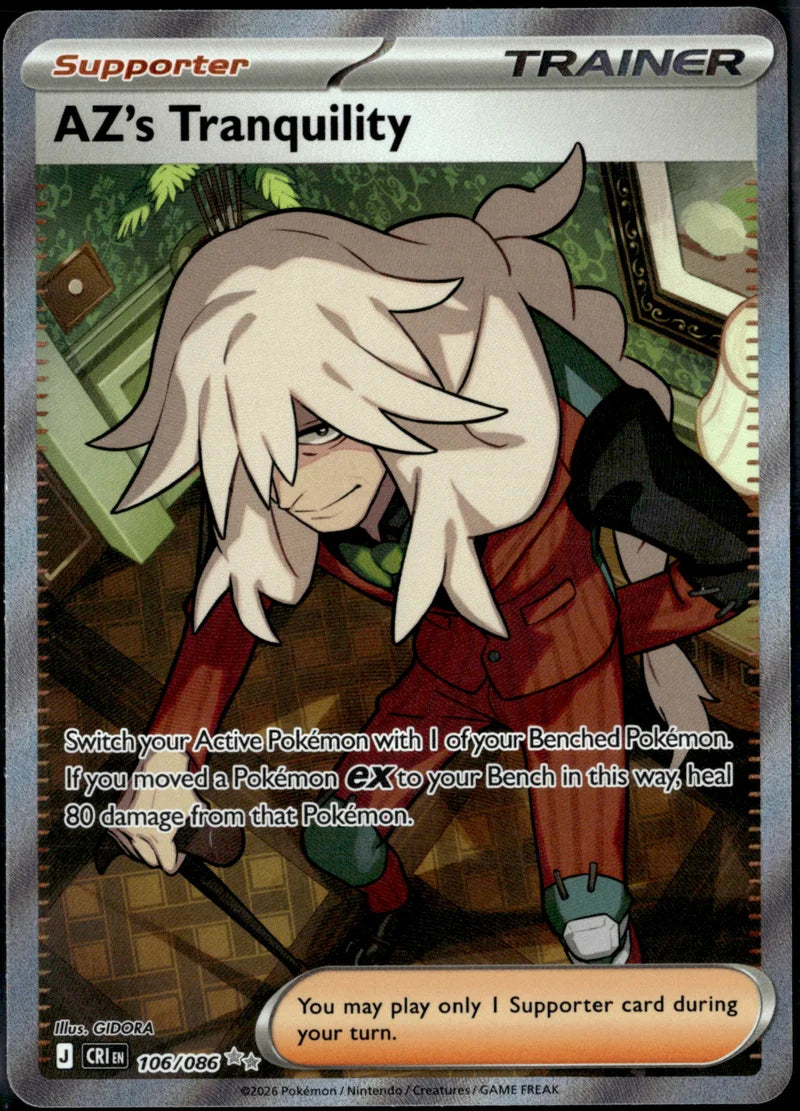 AZ's Tranquility 106 Chaos Rising Englisch Near Mint Pokémon Karte