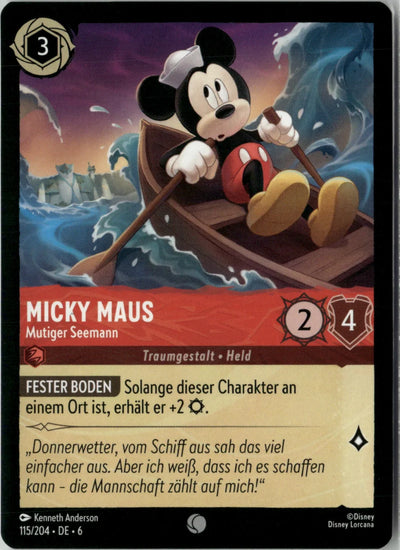 Micky Maus - Mutiger Seemann | Azurblaues Meer · 115