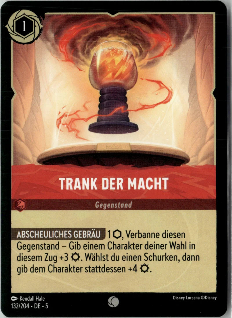 Trank der Macht 132 Himmelsleuchten Deutsch Near Mint Disney Lorcana Karte