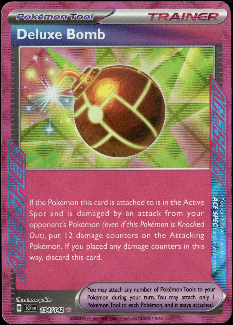 Deluxe Bomb 134 Stellar Crown Englisch Near Mint Pokémon Karte