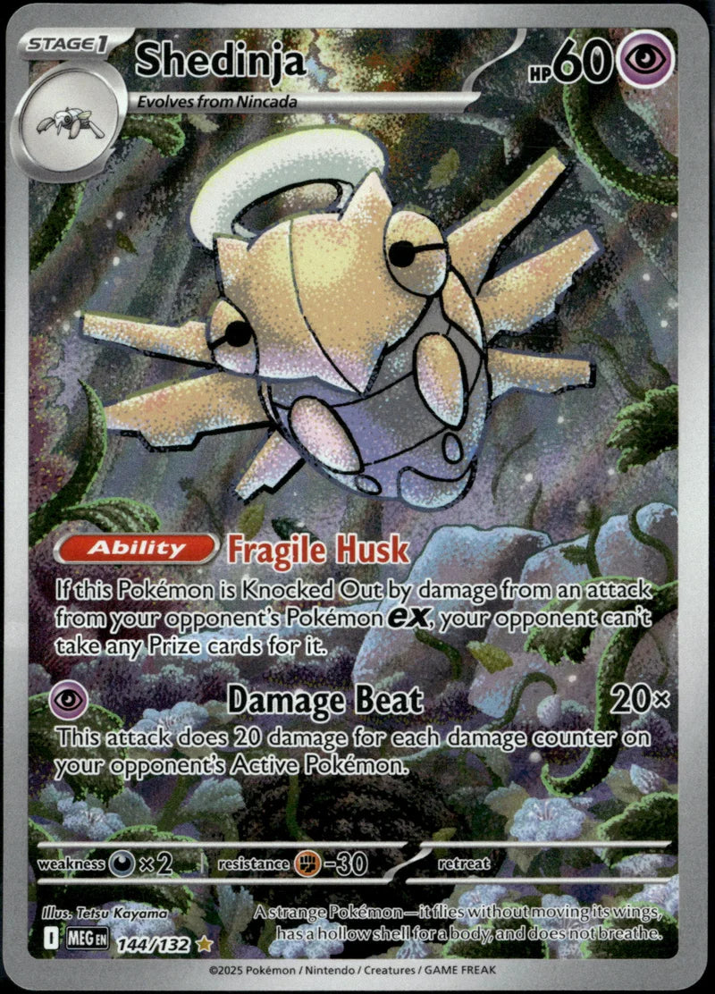 Shedinja 144 Mega Evolution Englisch Near Mint Pokémon Karte