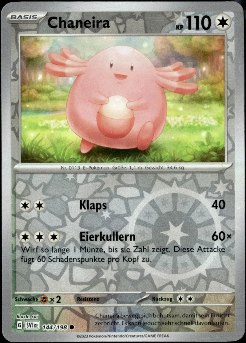 Chaneira 144 Karmesin & Purpur Deutsch Near Mint Pokémon Karte
