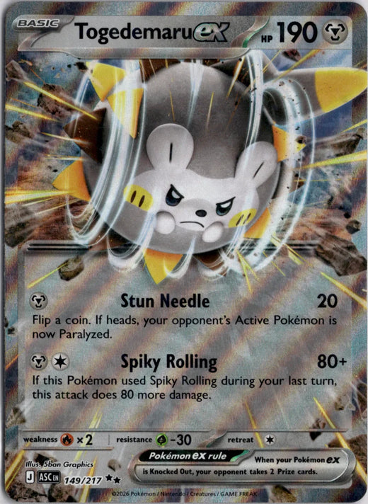 Togedemaru ex | Ascended Heroes · 149