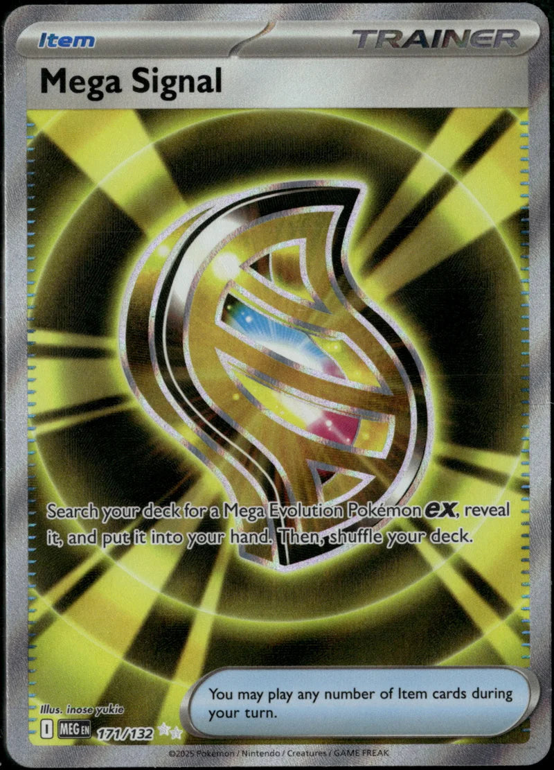 Mega Signal 171 Mega Evolution Englisch Near Mint Pokémon Karte