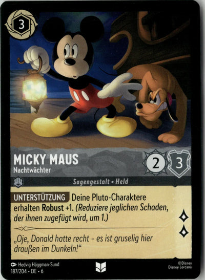 Micky Maus - Nachtwächter | Azurblaues Meer · 187