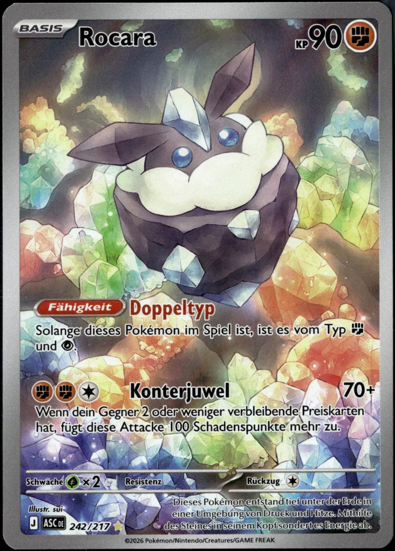 Rocara 242 Erhabene Helden Deutsch Near Mint Pokémon Karte