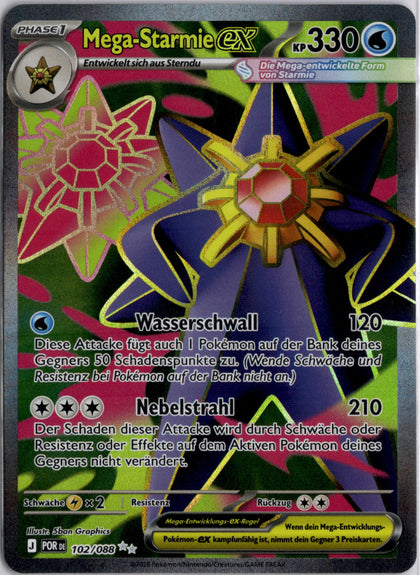 Mega-Starmie-ex | Optimale Ordnung · 102
