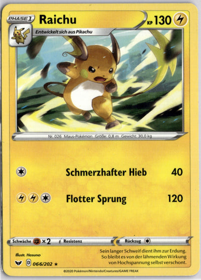 Raichu | Schwert & Schild · 066