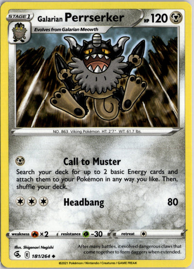 Perrserker | Fusion Strike · 181