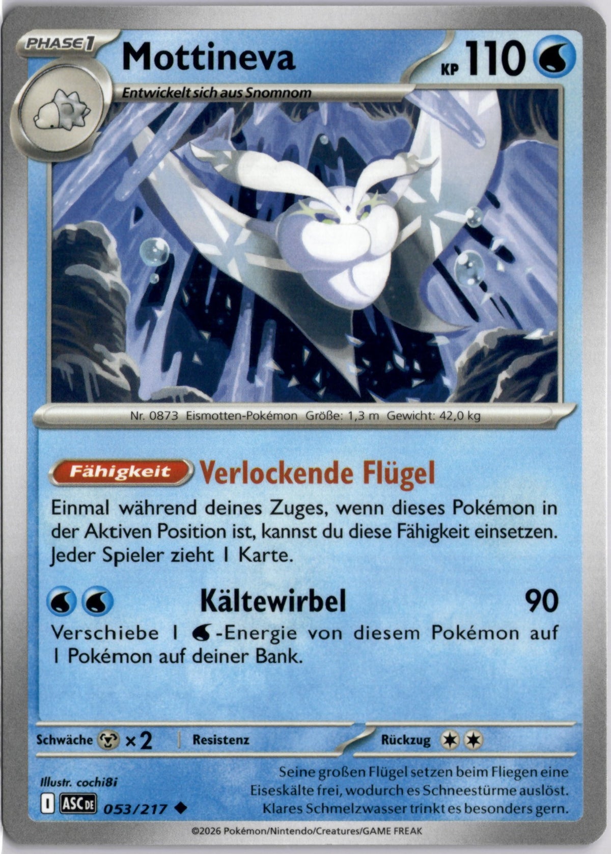 Mottineva 53 Erhabene Helden Deutsch Near Mint Pokémon Karte