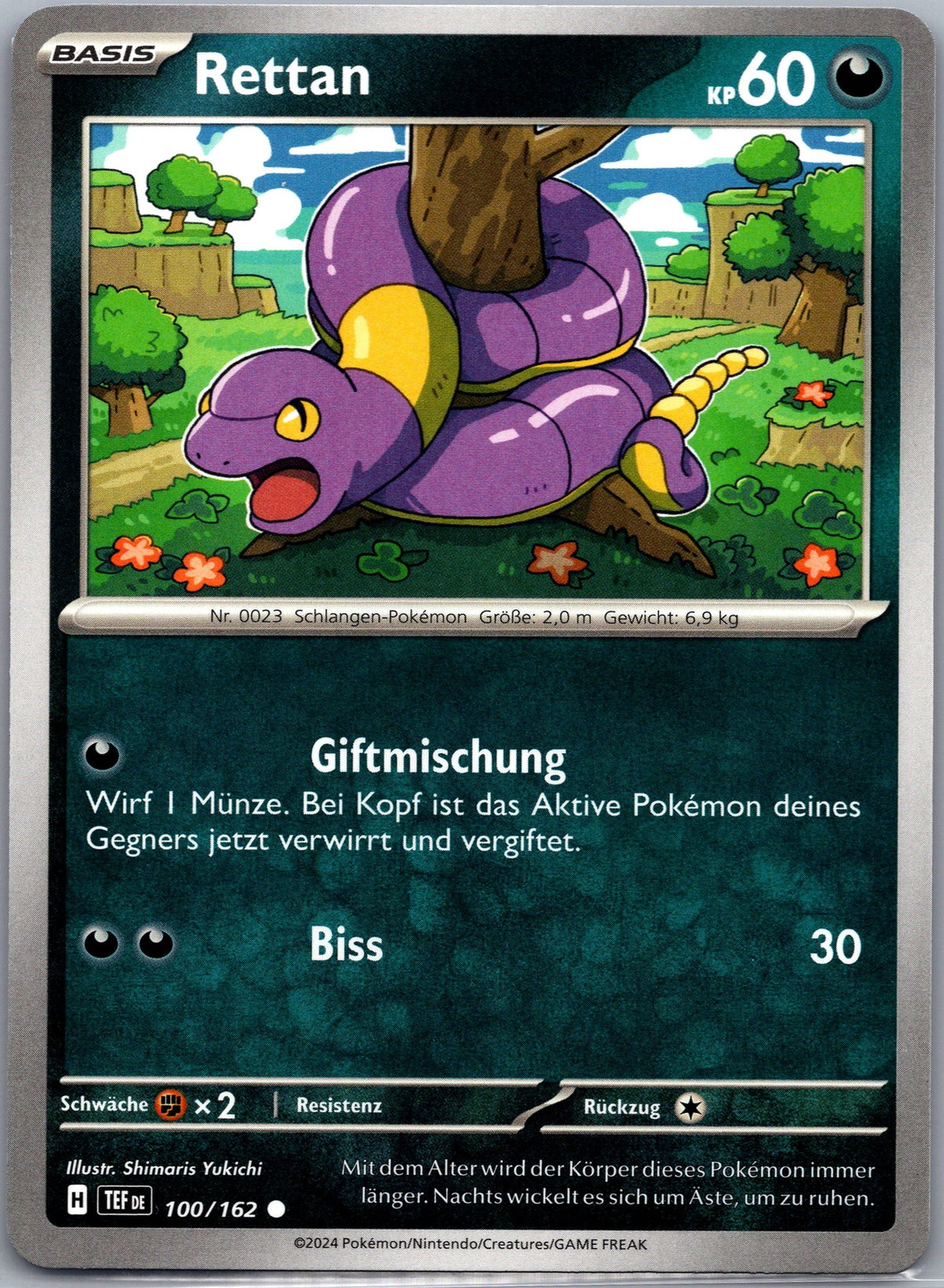 Rettan 100 Gewalten der Zeit [TEF] Deutsch Near Mint Pokémon Karte