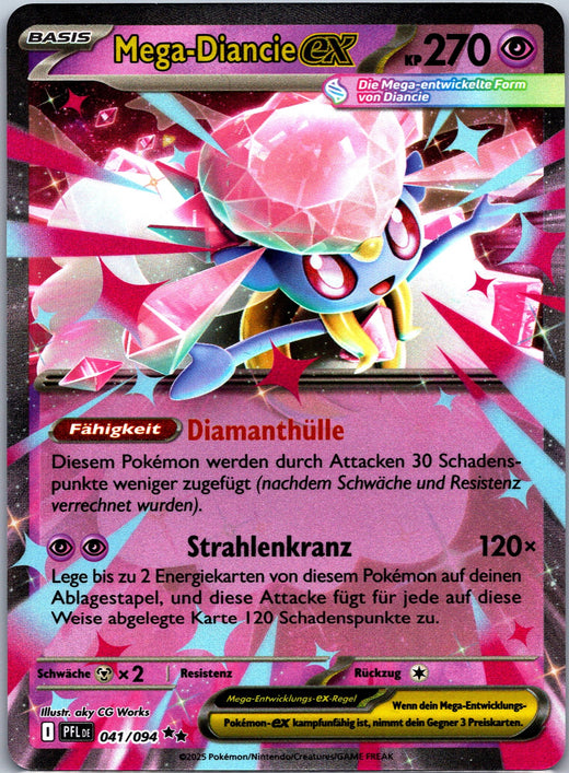 Mega-Diancie-ex | Fatale Flammen · 041