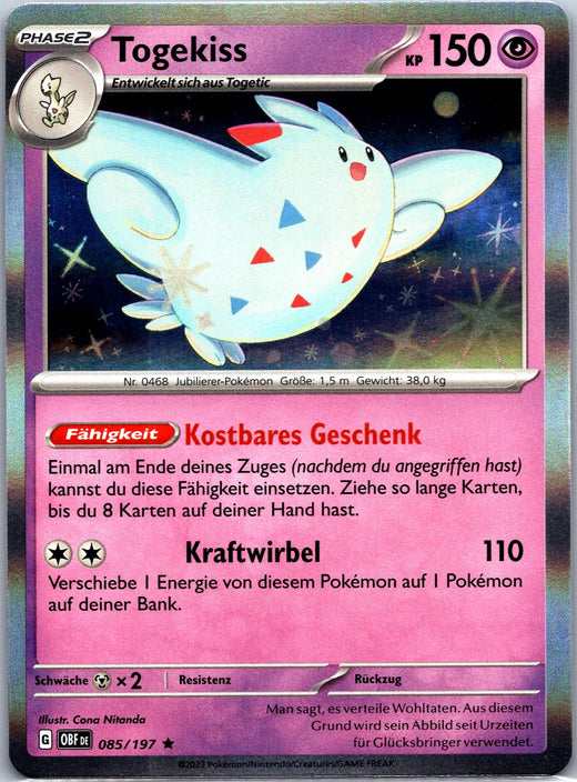 Togekiss | Obsidian Flammen · 085