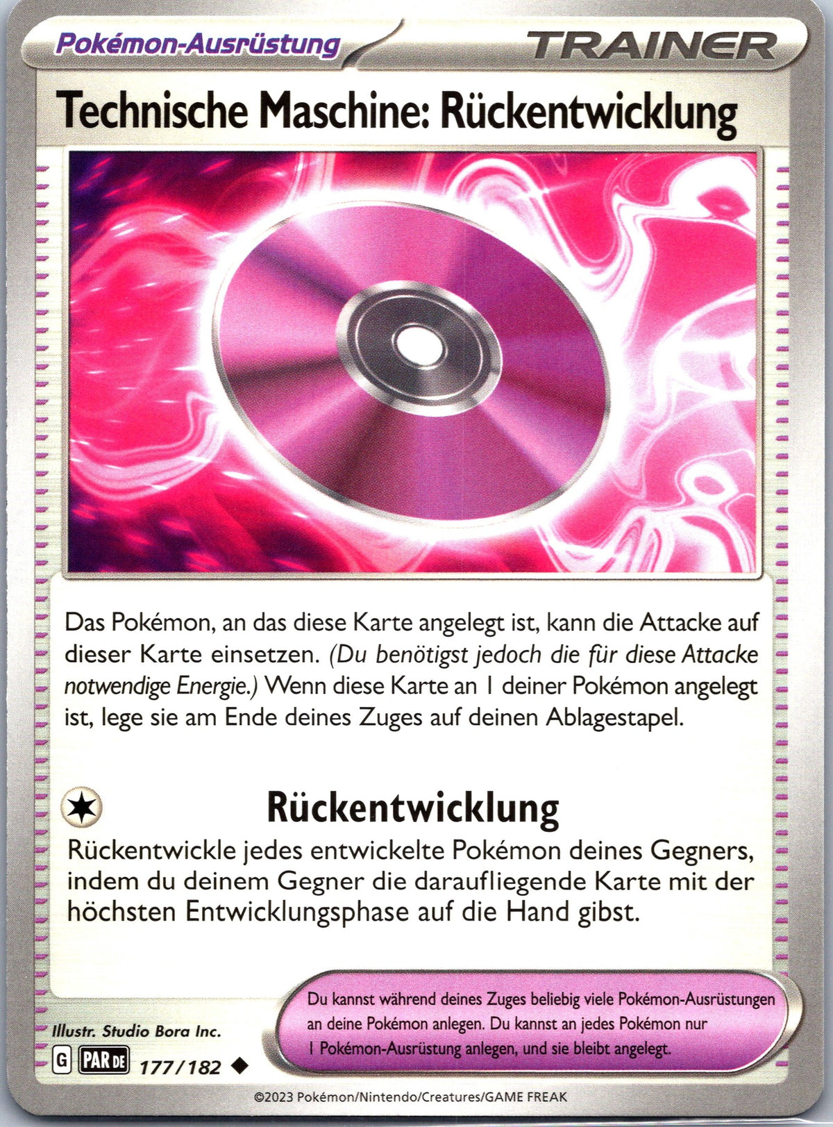 Technische Maschine: Rückentwicklung 177 Paradoxrift [PAR] Deutsch Near Mint Pokémon Karte