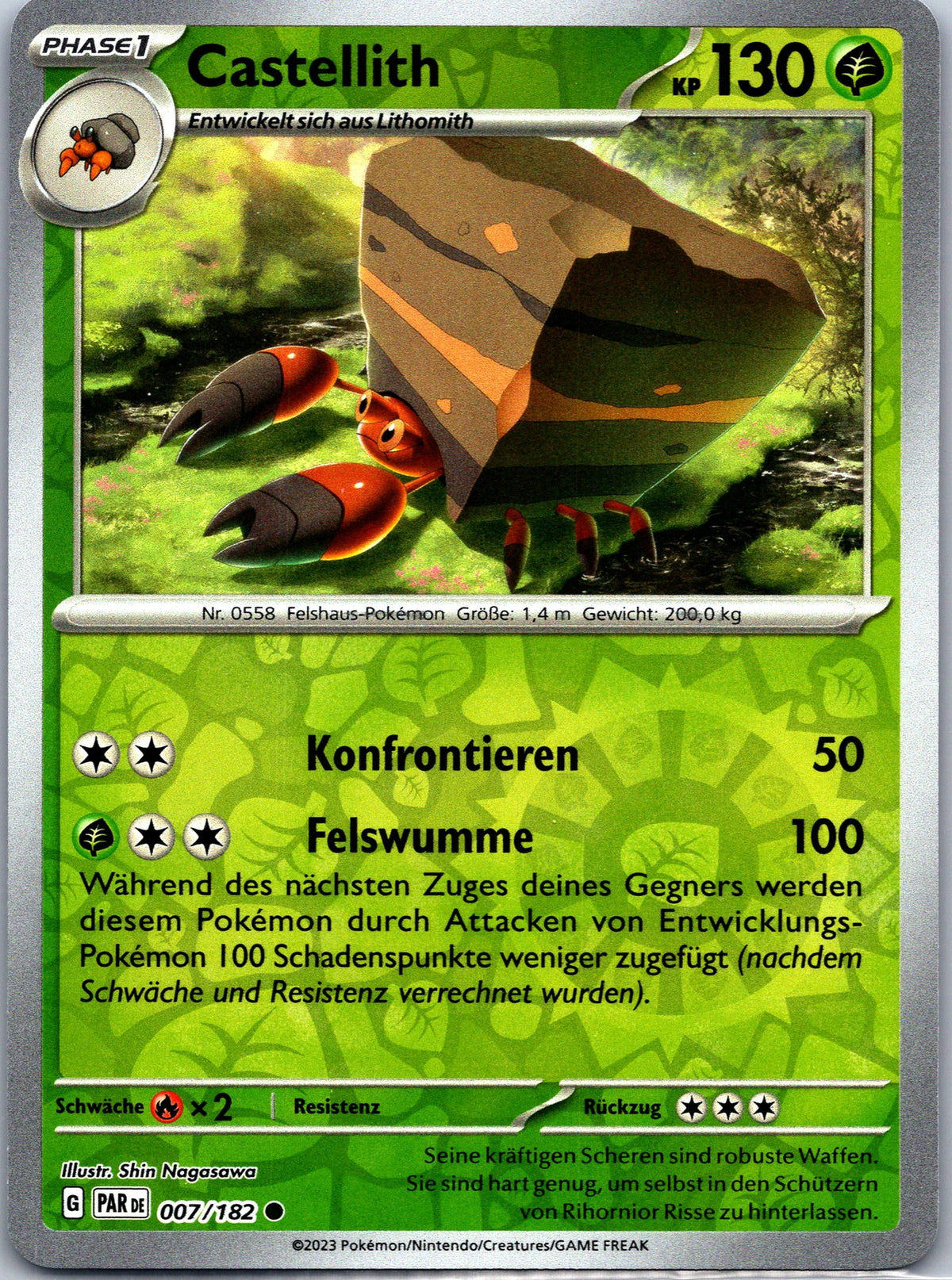 Castellith 7 Paradoxrift [PAR] Deutsch Near Mint Pokémon Karte