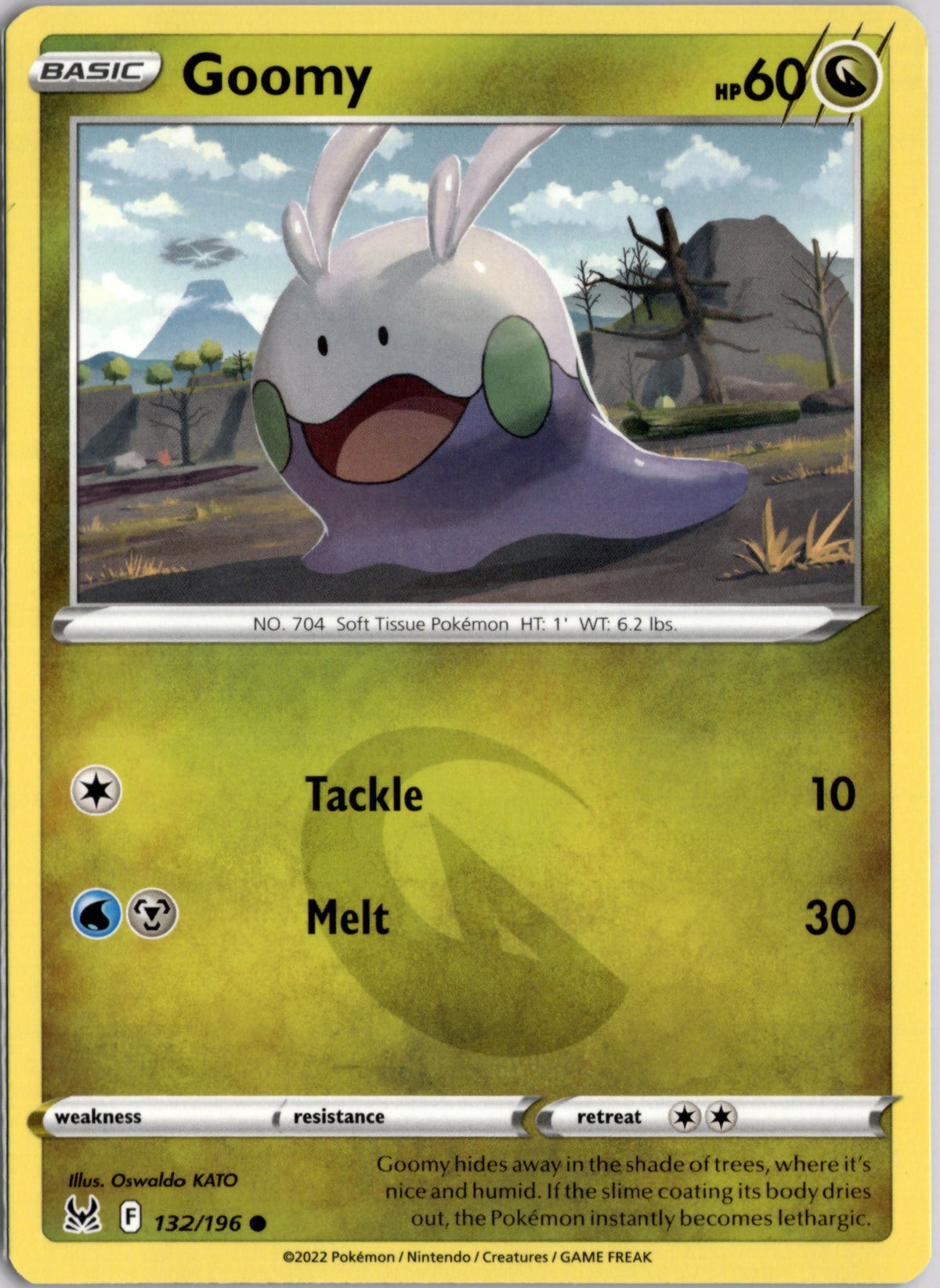 Goomy 132 Lost Origin Englisch Near Mint Pokémon Karte